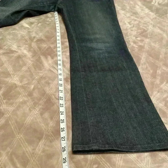 Adriano Goldschmied Mid-Rise Angel Boot Fit Dark Wash Denim Jeans in Size 10-12. - Picture 12 of 14